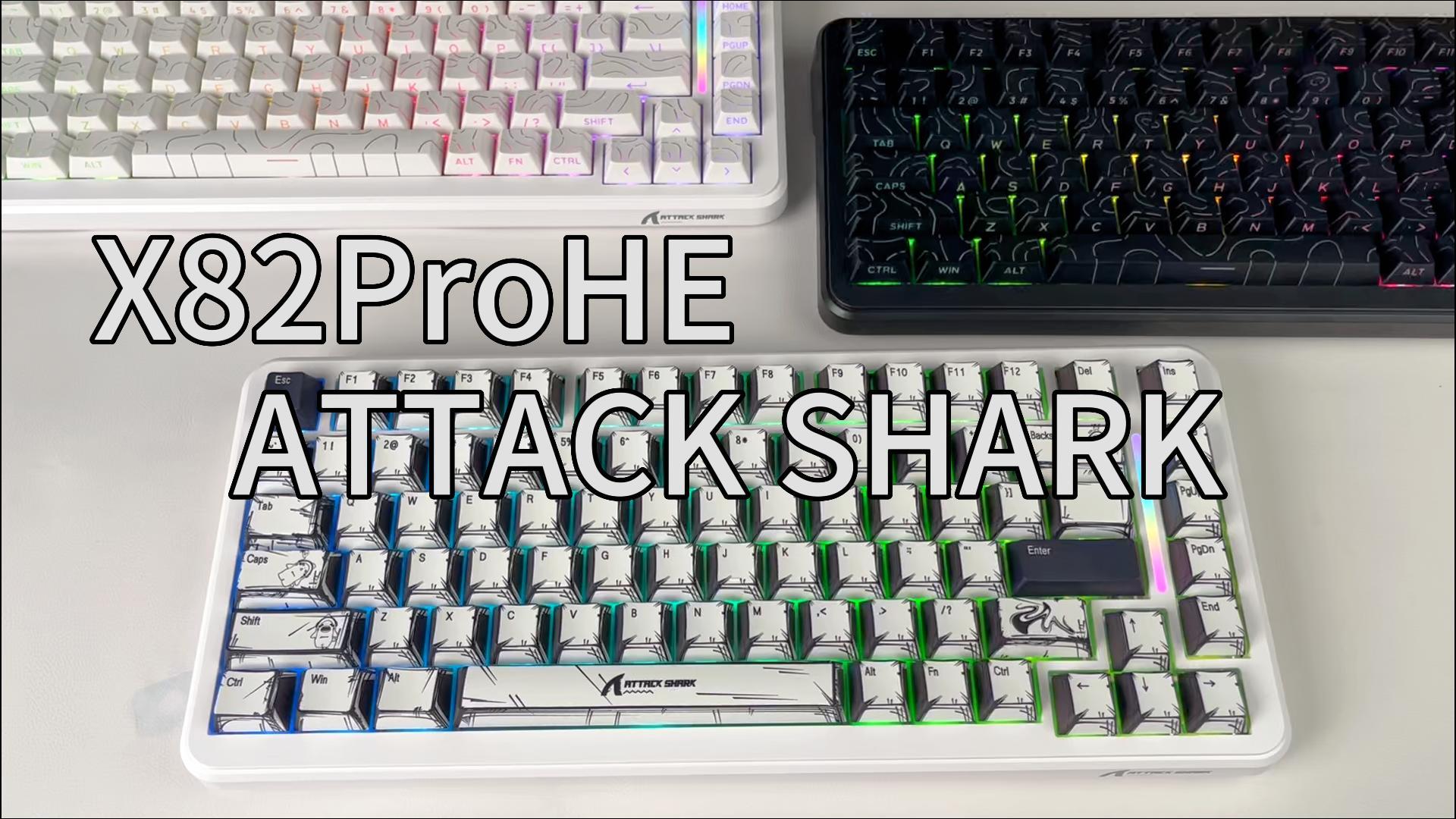 【新品・未使用】 X82PROHE ラピッドトリガー ゲーミングキーボード Amazon | ATTACK SHARK X82PROHE ラピッドトリガーキーボード